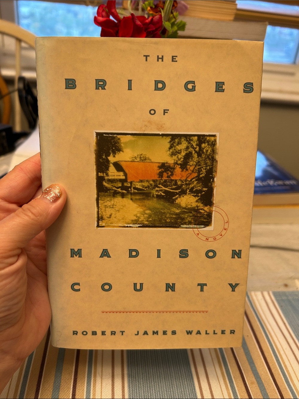 The Bridges of Madison County Hardcover Book - Cream Cover